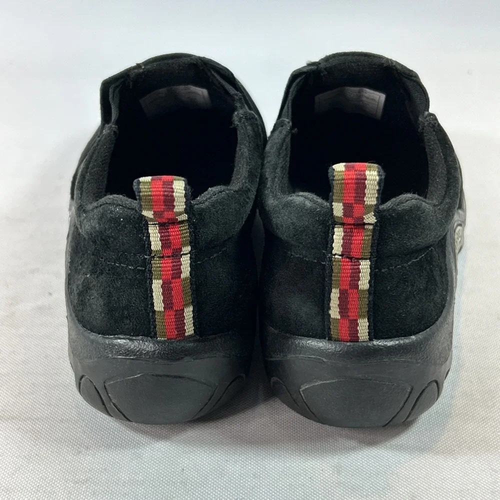 Merrell Youth Boys Jungle Moc Kids Size 4 Black Suede Slip On Shoes J60505